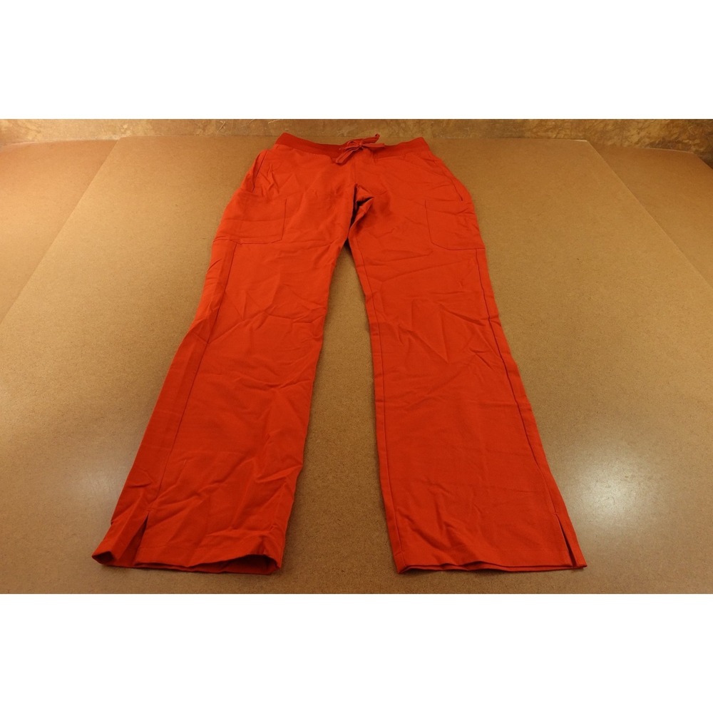 Mandala Womens Small Rust Orange Woven Equa-Tek Cargo Pants Inseam-31 in NWT